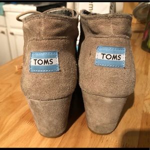 Toms Wedge Heel Booties